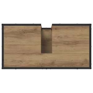 Sada koupelnového nábytku 3 pcs Artisanový dub kompozitní dřevo - obrázek 10