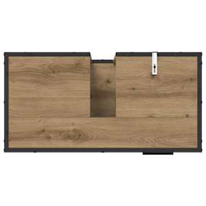 Sada koupelnového nábytku 3 pcs Artisanový dub kompozitní dřevo - obrázek 10