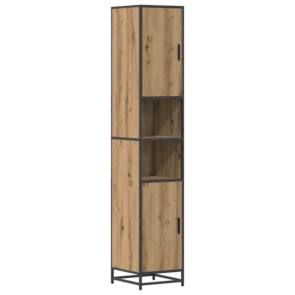 Sada koupelnového nábytku 3 pcs Artisanový dub kompozitní dřevo - obrázek 7