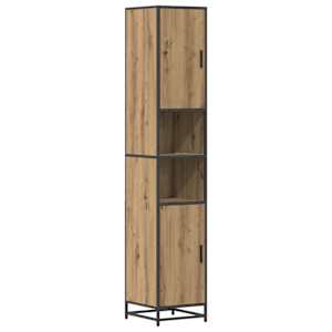 Sada koupelnového nábytku 3 pcs Artisanový dub kompozitní dřevo - obrázek 7
