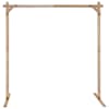 vidaXL Pulma kaar Helepruun 225 x 95 x 226 cm Toekas m&auml;nnipuit