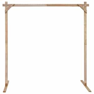 Svatební oblouk Světle hnědá 225 x 95 x 226 cm - obrázek 2