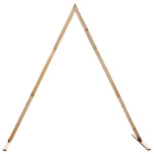 Svatební oblouk Světle hnědá 202 x 95 x 254 cm - obrázek 2