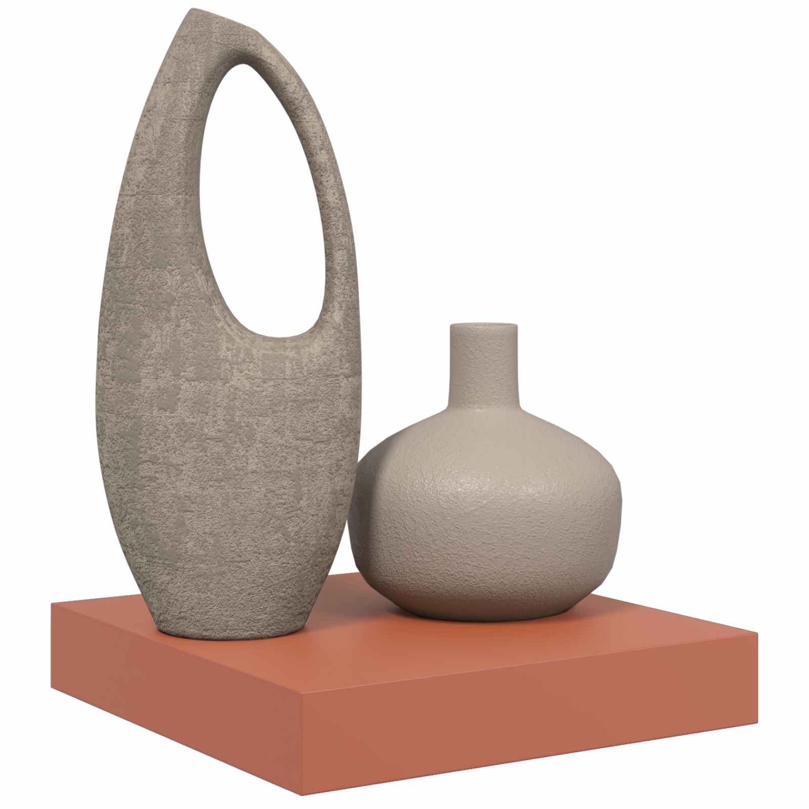 Seinähylly Punainen 23 x 23,5 x 4 cm Tekninen puu - Image 3