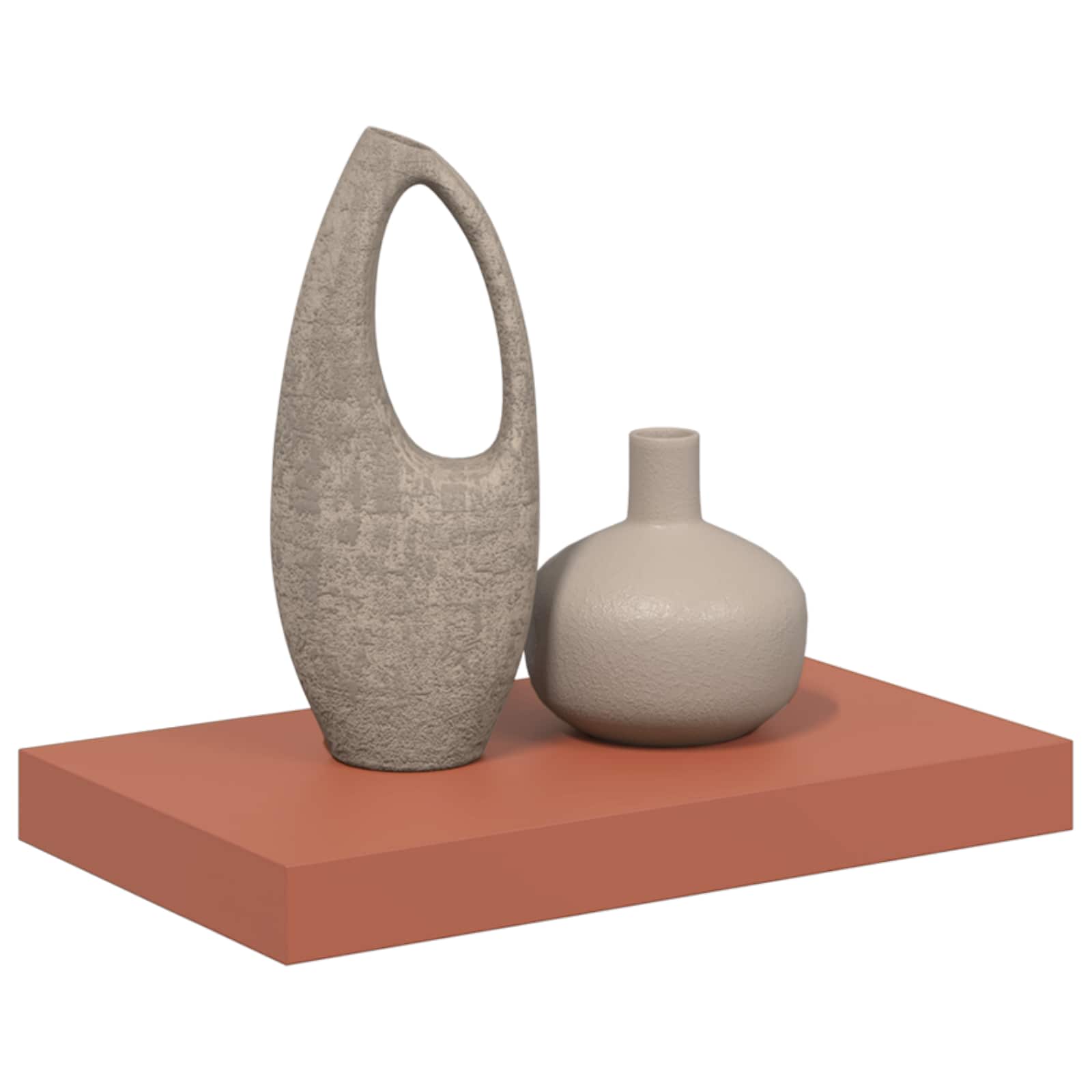 vidaXL Wandplank Wandgemonteerd Rood 40 x 23,5 x 4 cm Bewerkt hout