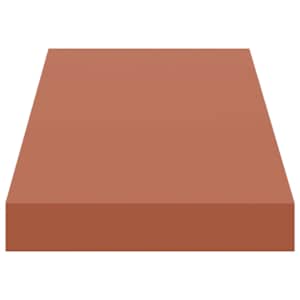 Nástěnná polička 2 pcs Červená 60 x 23 x 4 cm kompozitní dřevo - obrázek 8