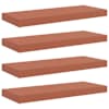 vidaXL Seinariiul 4 tk Punane 60 x 23,5 x 3,8 cm Tehispuit