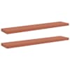 vidaXL Seinariiul 2 tk Punane 120 x 23,5 x 3,8 cm Tehispuit
