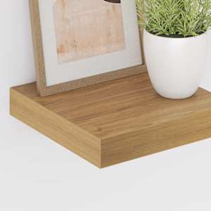 Nástěnná polička 4 pcs Hnědá 23 x 23,5 x 4 cm kompozitní dřevo - obrázek 5