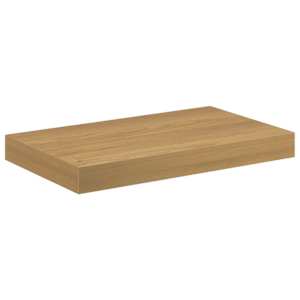 Nástěnná polička 2 pcs Hnědá 40 x 23,5 x 4 cm kompozitní dřevo - obrázek 6