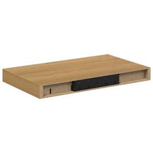 Nástěnná polička 2 ks Hnědá 40 x 23,5 x 3,8 cm Kompozitní dřevo - obrázek 9