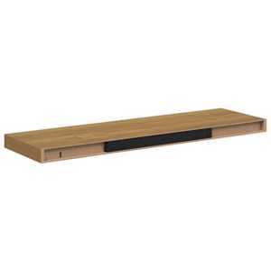 Nástěnná polička Nástěnná montáž 2 ks Hnědá 80 x 23,5 x 3,8 cm - obrázek 9