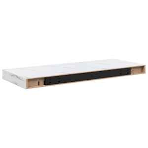 Nástěnná polička Nástěnný 2 pcs Bílý mramor 60 x 23,5 x 4 cm - obrázek 9
