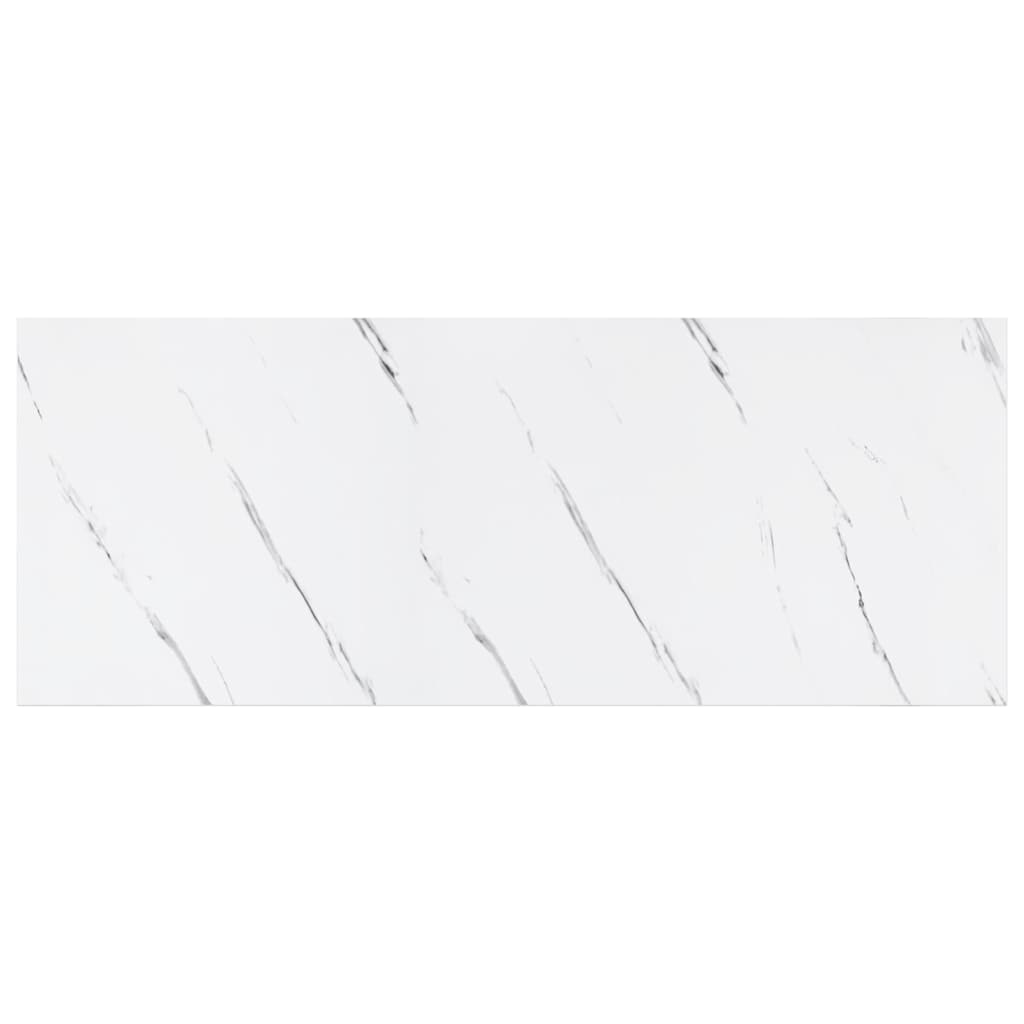 Seinähylly 4 pcs Valkoinen marmori 50 x 23 x 4 cm Tekninen puu - Image 10