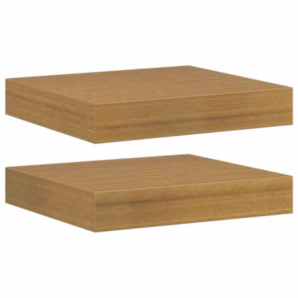 vidaXL Seinariiul 2 tk Beež 23 x 23,5 x 3,8 cm Tehispuit