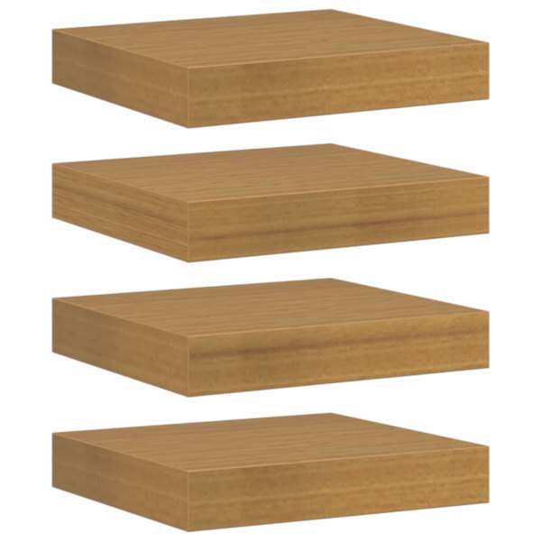 vidaXL Seinariiul 4 tk Beež 23 x 23,5 x 3,8 cm Tehispuit