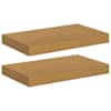 vidaXL Seinariiul 2 tk Beež 40 x 23,5 x 3,8 cm Tehispuit