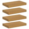 vidaXL Seinariiul 4 tk Beež 40 x 23,5 x 3,8 cm Tehispuit