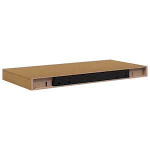 Nástěnná polička 2 pcs Béžová 50 x 23 x 4 cm kompozitní dřevo - obrázek 9