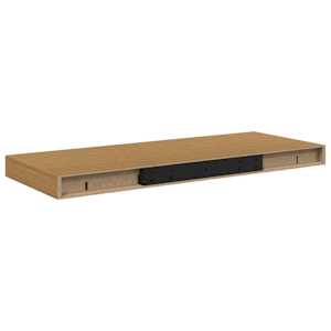 Nástěnná polička 2 ks Béžová 60 x 23,5 x 3,8 cm - obrázek 9
