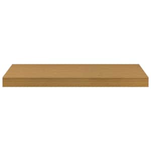Nástěnná polička 2 pcs Béžová 60 x 23,5 x 4 cm kompozitní dřevo - obrázek 7