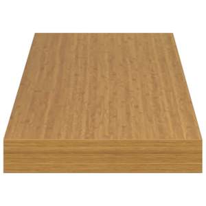 Nástěnná polička 2 pcs Béžová 60 x 23,5 x 4 cm kompozitní dřevo - obrázek 8