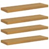 vidaXL Seinariiul 4 tk Beež 90 x 23,5 x 3,8 cm Tehispuit
