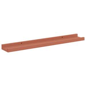 Nástěnná polička 2 pcs Červená 60 x 9 x 3 cm kompozitní dřevo - obrázek 6