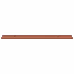 Nástěnná polička 2 pcs Červená 100 x 9 x 3 cm kompozitní dřevo - obrázek 7