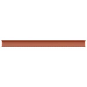 Nástěnná polička 2 pcs Červená 115 x 9 x 3 cm kompozitní dřevo - obrázek 10