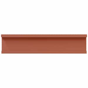 Nástěnná polička 4 pcs Červená 40 x 9 x 3 cm kompozitní dřevo - obrázek 10