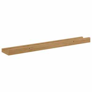 Nástěnná polička 2 pcs Hnědá 60 x 9 x 3 cm kompozitní dřevo - obrázek 9