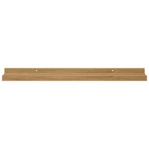 Nástěnná polička 2 pcs Hnědá 60 x 9 x 3 cm kompozitní dřevo - obrázek 7