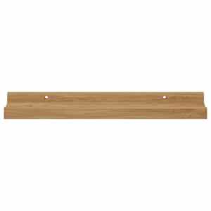 Nástěnná polička 4 ks Hnědá 40 x 9 x 3 cm Kompozitní dřevo - obrázek 7