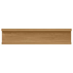 Nástěnná polička 4 ks Hnědá 40 x 9 x 3 cm Kompozitní dřevo - obrázek 10