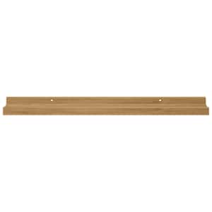 Nástěnná polička 4 pcs Hnědá 60 x 9 x 3 cm kompozitní dřevo - obrázek 7