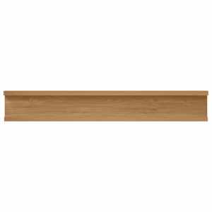 Nástěnná polička 4 pcs Hnědá 60 x 9 x 3 cm kompozitní dřevo - obrázek 10