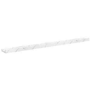 Nástěnná polička s policí 2 pcs Bílý mramor 100 x 9 x 3 cm - obrázek 9
