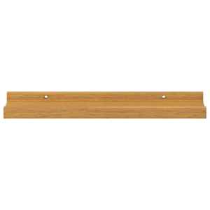 Nástěnná polička 2 pcs Béžová 40 x 9 x 3 cm kompozitní dřevo - obrázek 7