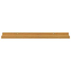 Nástěnná polička 2 pcs Béžová 60 x 9 x 3 cm kompozitní dřevo - obrázek 7