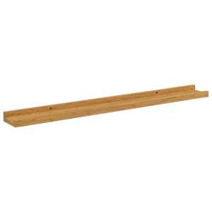 Nástěnná polička 2 pcs Béžová 80 x 9 x 3 cm kompozitní dřevo - obrázek 6