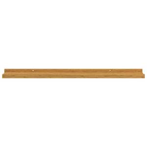 Nástěnná polička 2 pcs Béžová 80 x 9 x 3 cm kompozitní dřevo - obrázek 7