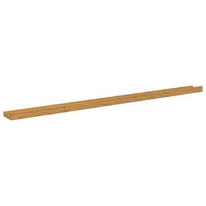 Nástěnná polička 2 pcs Béžová 115 x 9 x 3 cm kompozitní dřevo - obrázek 9