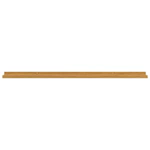 Nástěnná polička 2 pcs Béžová 115 x 9 x 3 cm kompozitní dřevo - obrázek 7