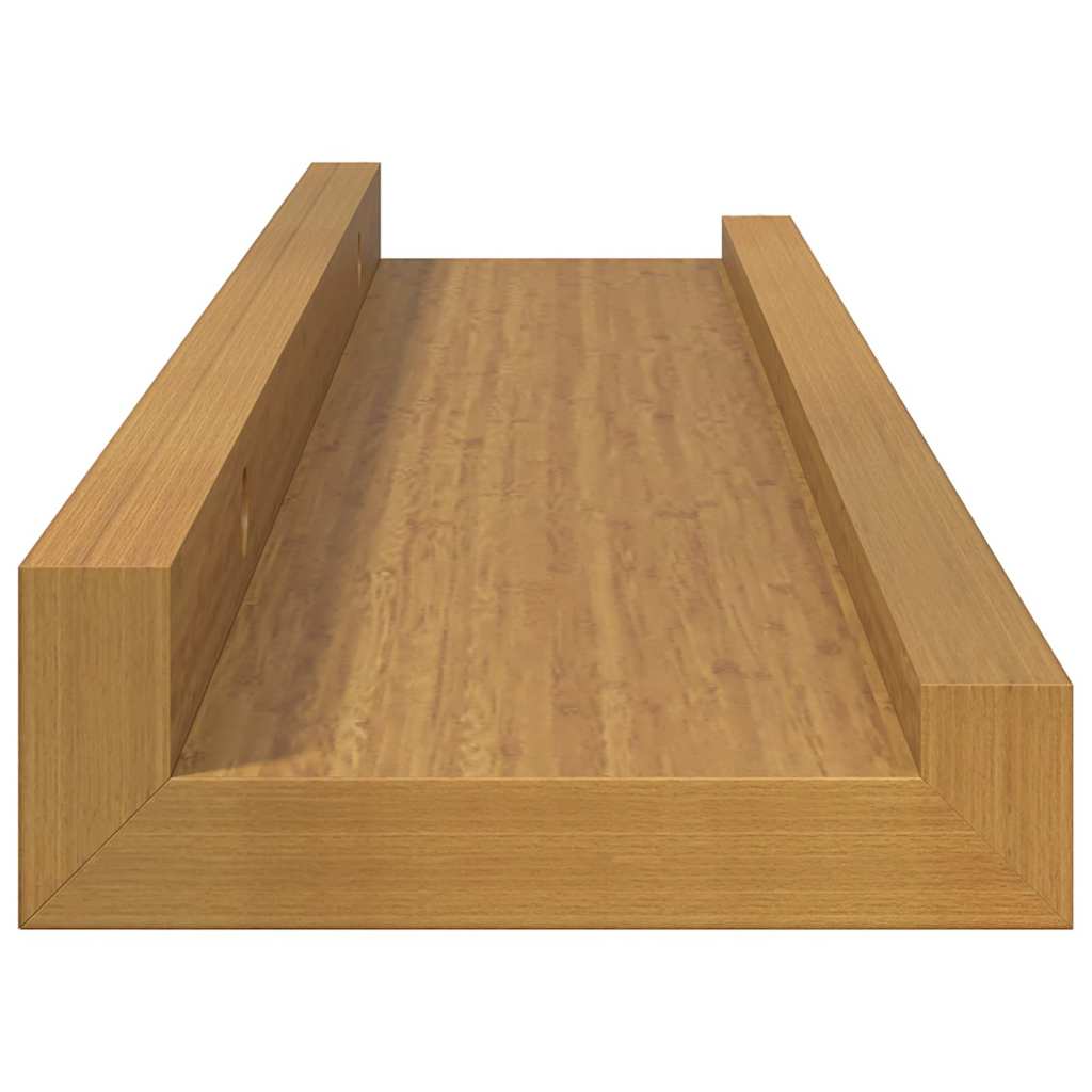Wandplank met plank 4 pcs Beige 40 x 9 x 3 cm Bewerkt hout | luizaXL | Dé meubelwinkel voor elk interieur Wandplank met plank 4 pcs Beige 40 x 9 x 3 cm Bewerkt hout - Afbeelding 8