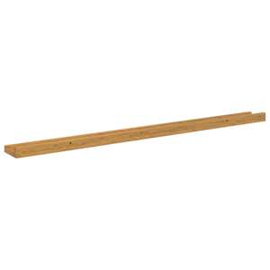Nástěnná polička 4 ks Béžová 100 x 9 x 3 cm Kompozitní dřevo - obrázek 9