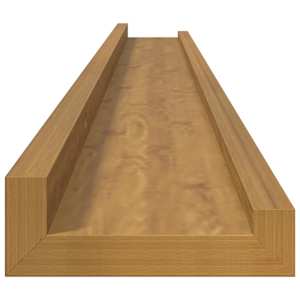 Nástěnná polička 4 ks Béžová 100 x 9 x 3 cm Kompozitní dřevo - obrázek 8