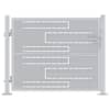 vidaXL Aia aed 85 x 70 cm Roostevaba teras H&otilde;bedane Lukustatav