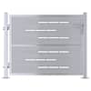 vidaXL Aia aed 85 x 70 cm Roostevaba teras H&otilde;bedane Lukustatav