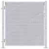 vidaXL Aia aed lukuga H&otilde;bedane 85 x 97 cm Roostevaba teras